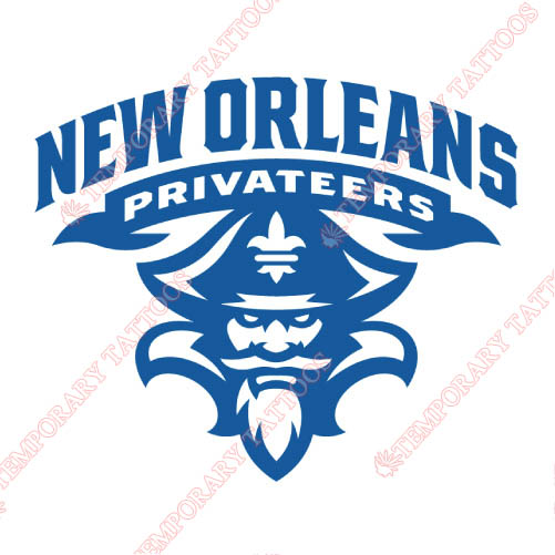 New Orleans Privateers Customize Temporary Tattoos Stickers NO.5446